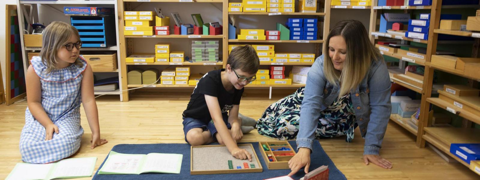 Kinder Montessori Elemente 