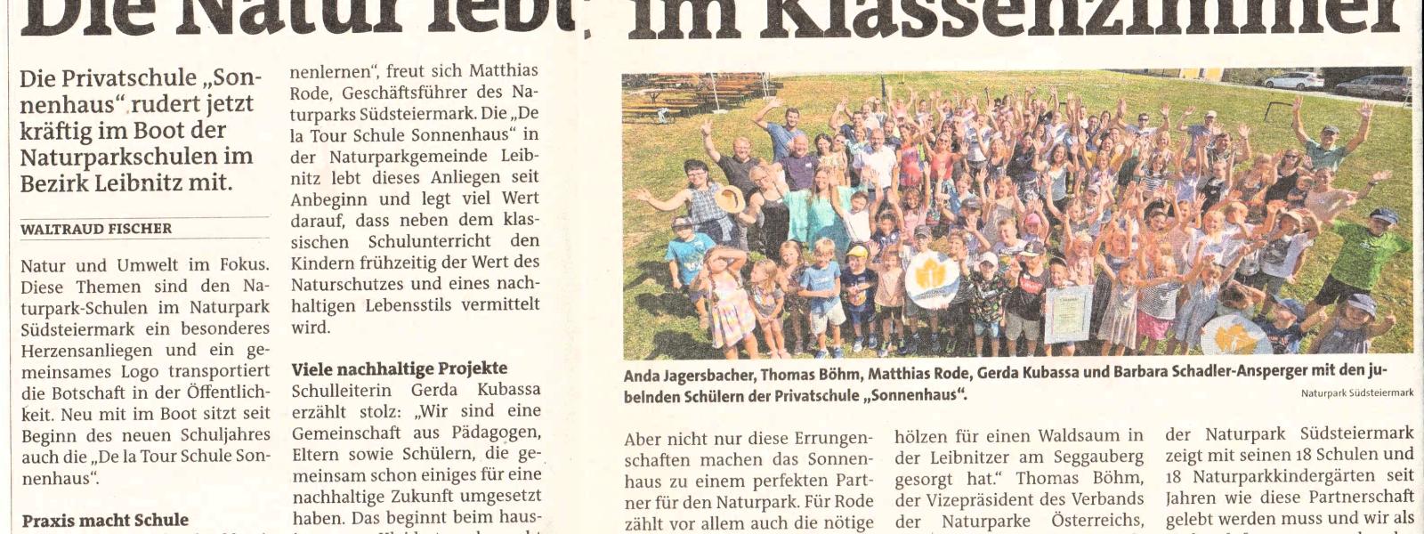 zeitungsartikel September 2024